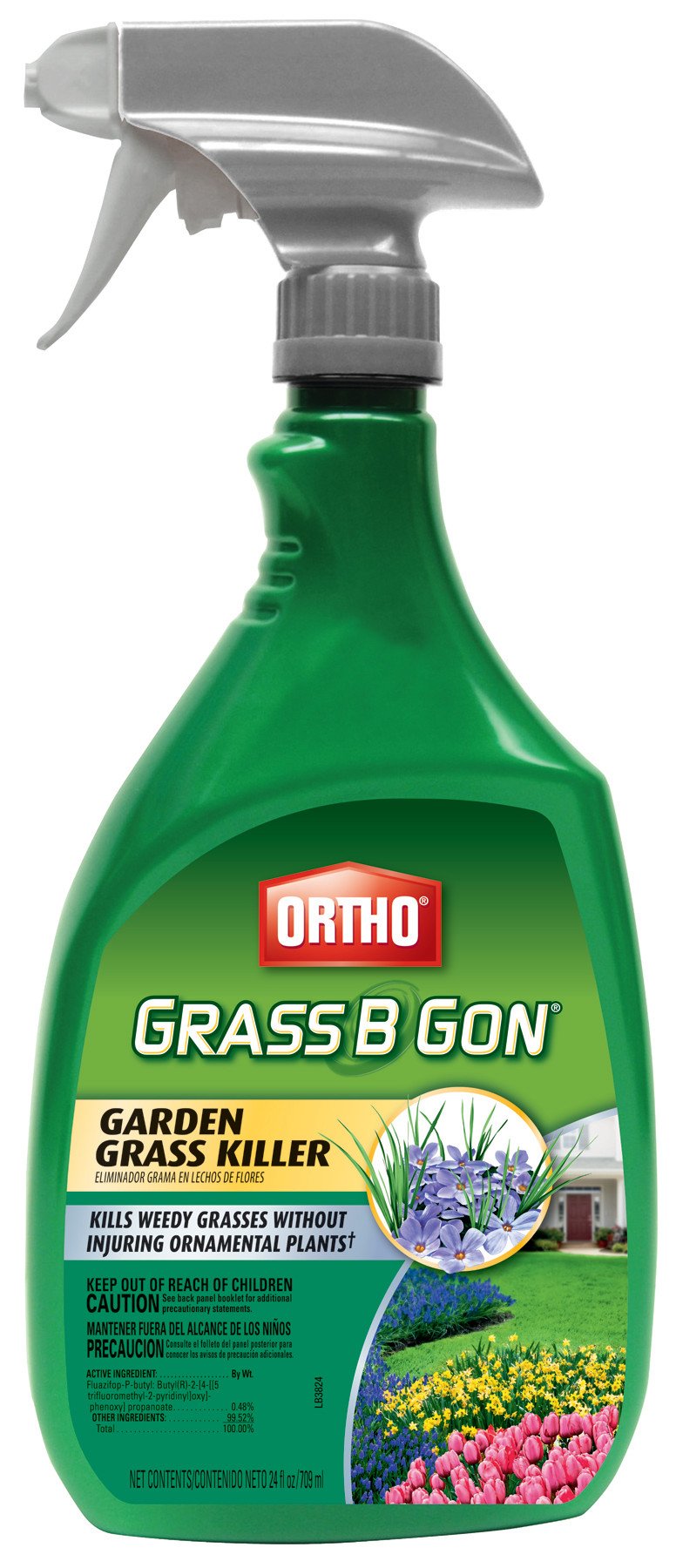 Ortho envase frontal listo para usar controla gramíneas eficientemente