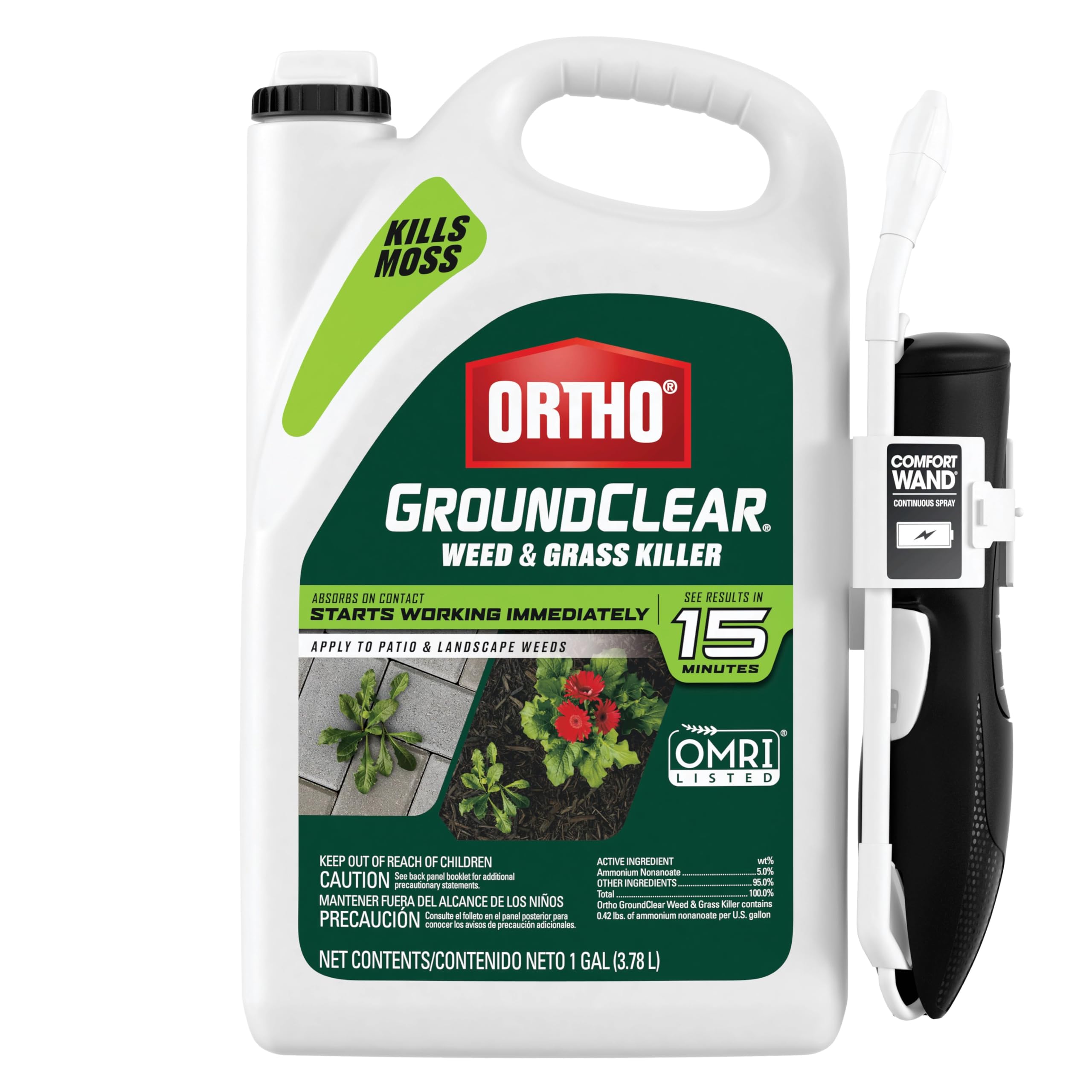 Ortho GroundClear frente del producto mostrando envase grande y diseño