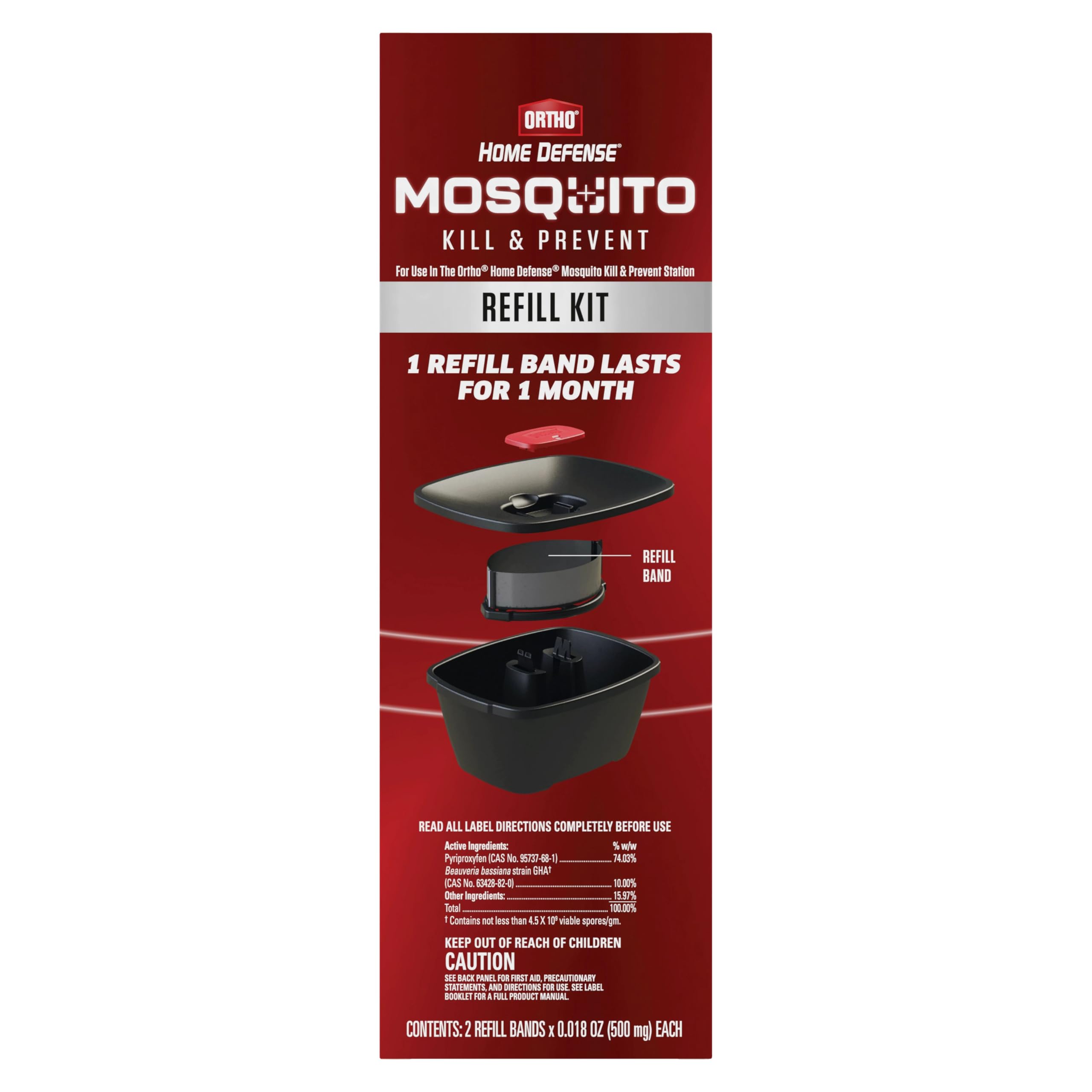 Ortho embalaje frontal del kit mostrando contenido y beneficio de larga duración
