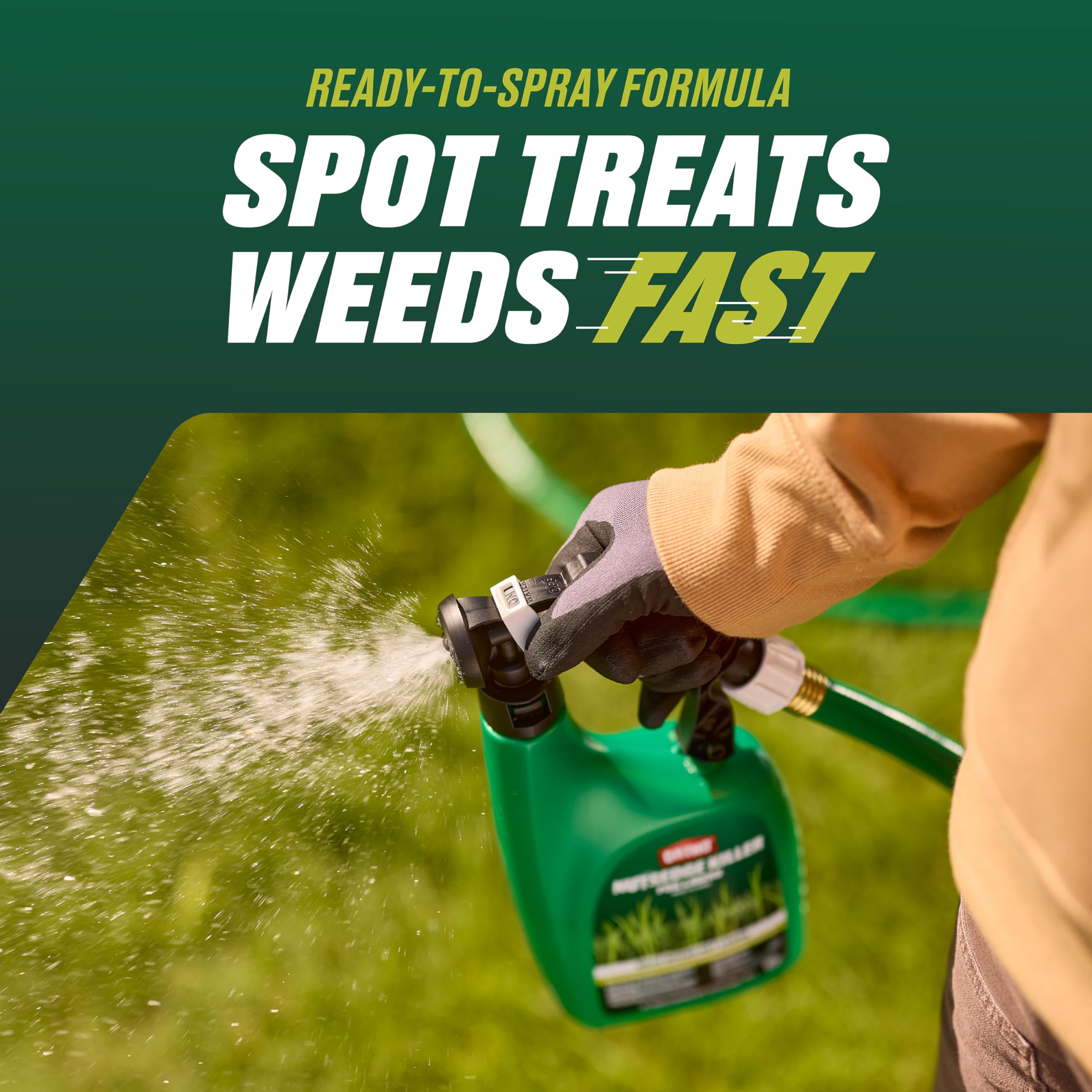 Ortho textura del frasco de 32 fl oz para manejo cómodo y derrames reducidos