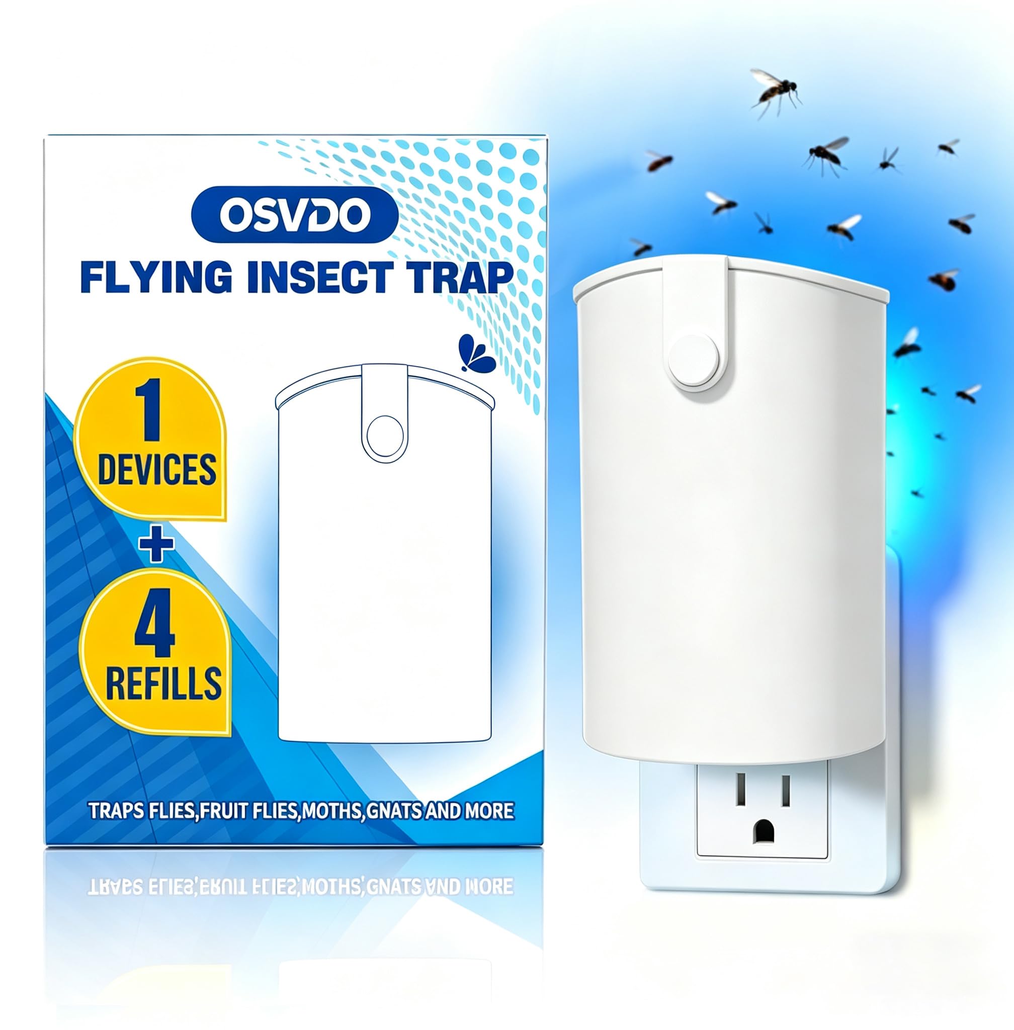 osvdo trampa frontal mostrando diseño compacto y atracción eficaz