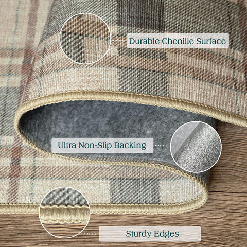 Othilic primer plano textura chenille que facilita limpieza rápida