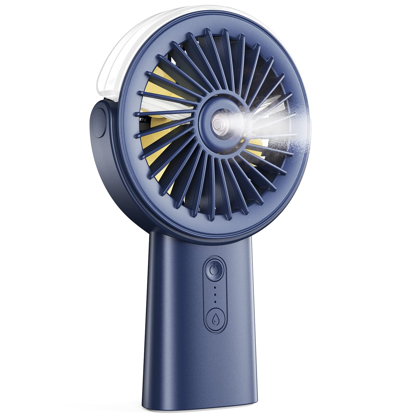 Otlonpe vista frontal del ventilador mostrando diseño portátil y práctico