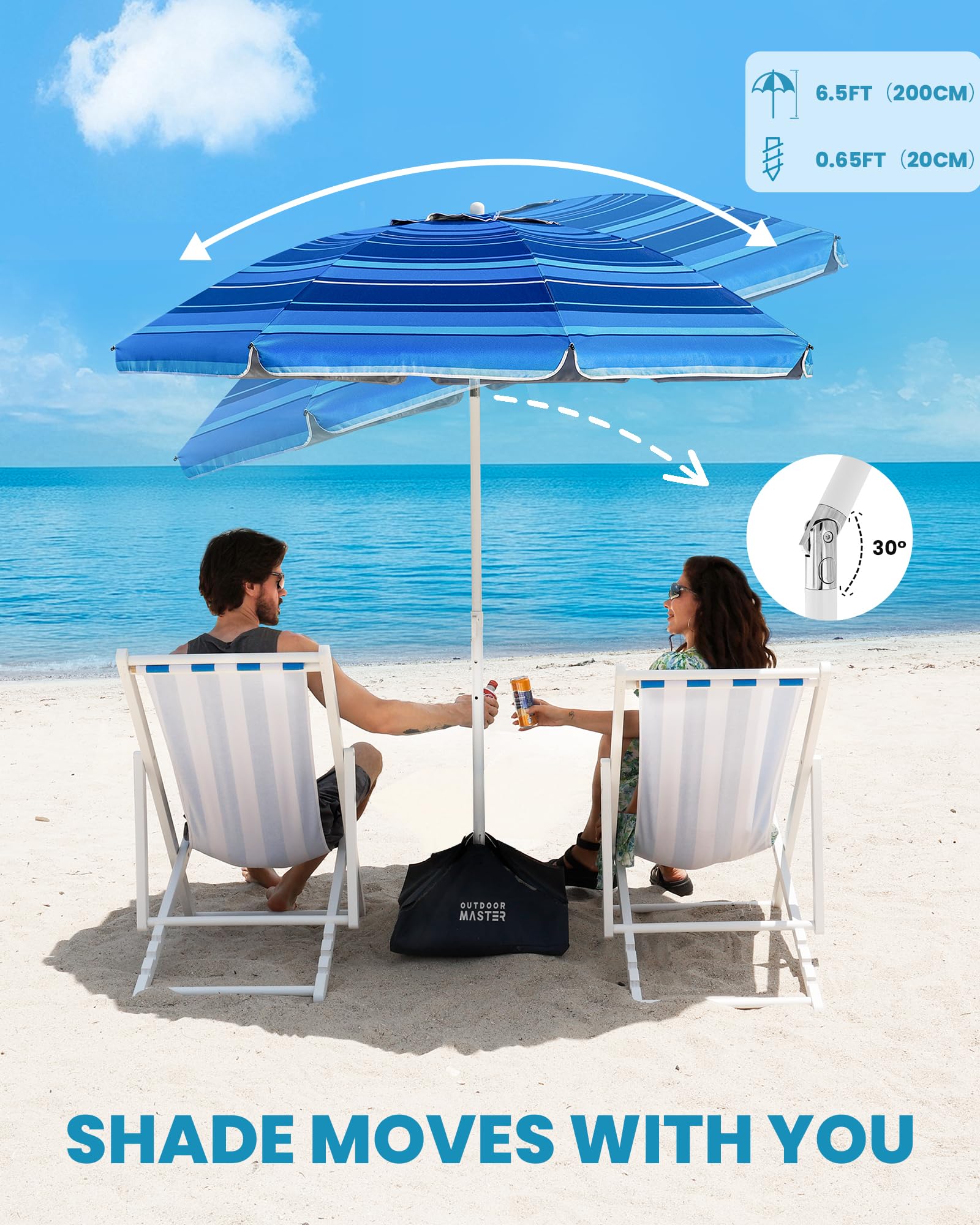 OutdoorMaster funda de transporte compacta para viajes fáciles