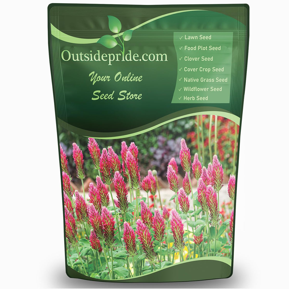 Outsidepride frente del empaque mostrando 5 lb y beneficios