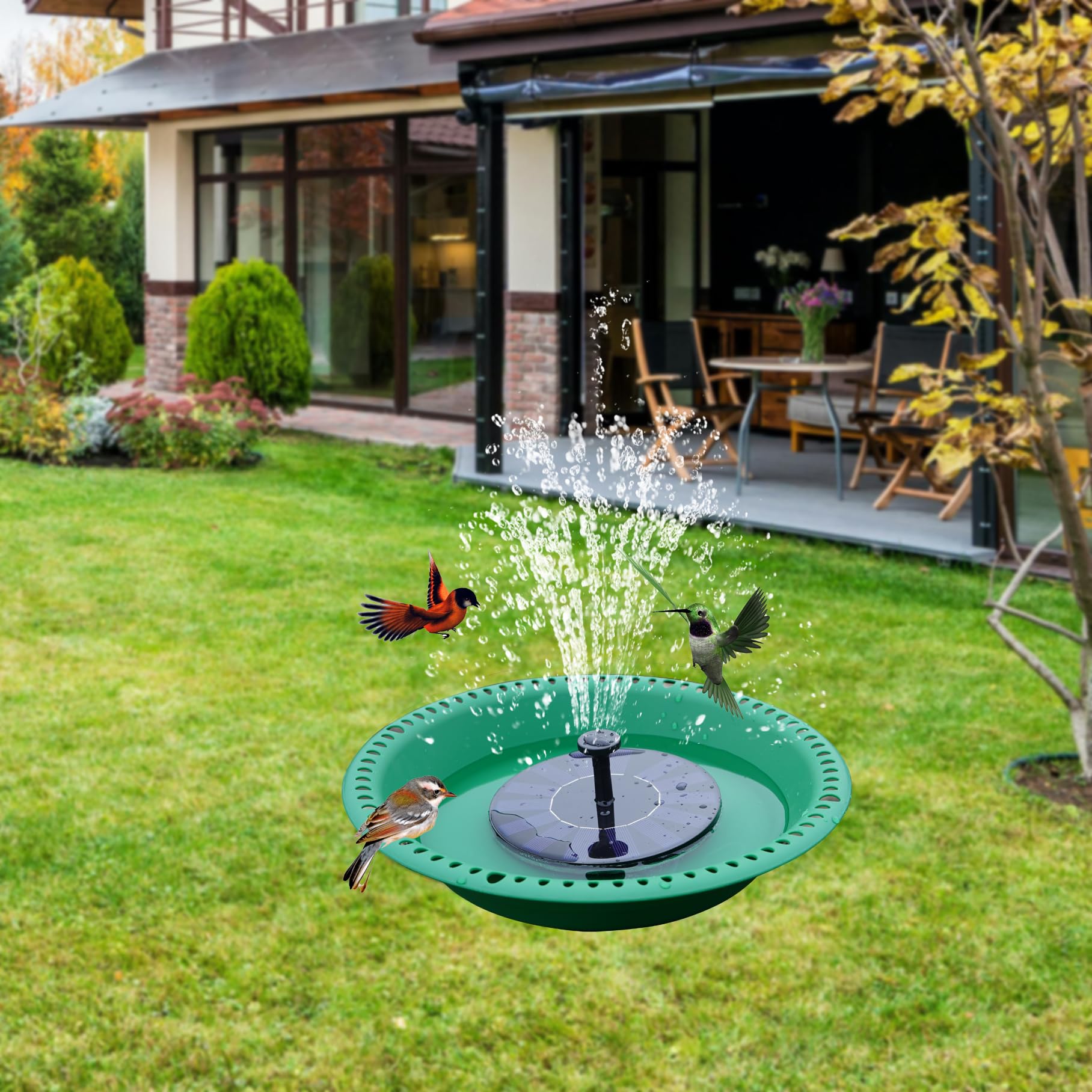 OVZILKI colocación en jardín realzando decoración y atrayendo aves