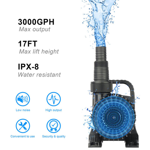 OYO WATER detalle del rotor y eje cerámico para mayor durabilidad