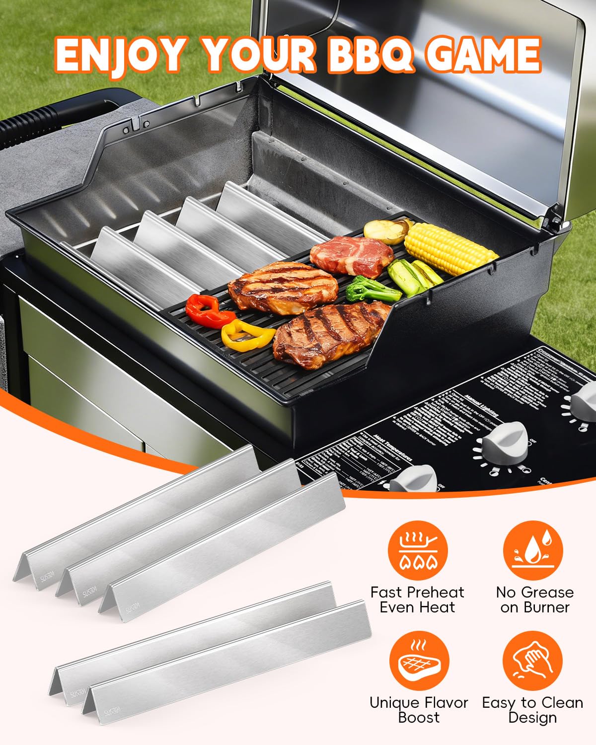Paayox 7537 en uso durante asado con parrilla encendida ilustrando distribución de calor