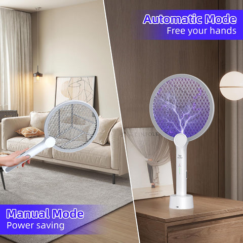 PALONE luz UV encendida atrayendo insectos, eficiencia en captura pasiva