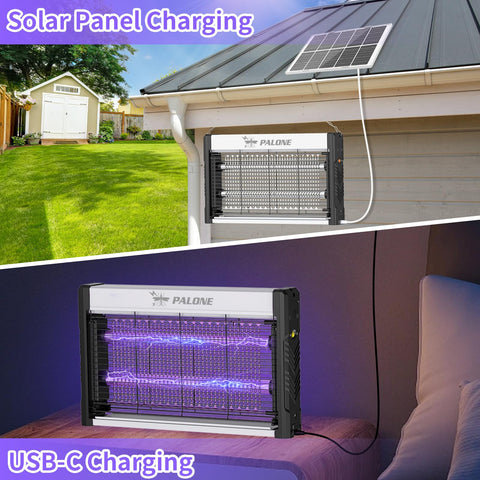 PALONE primer plano del panel solar 10W para carga rápida