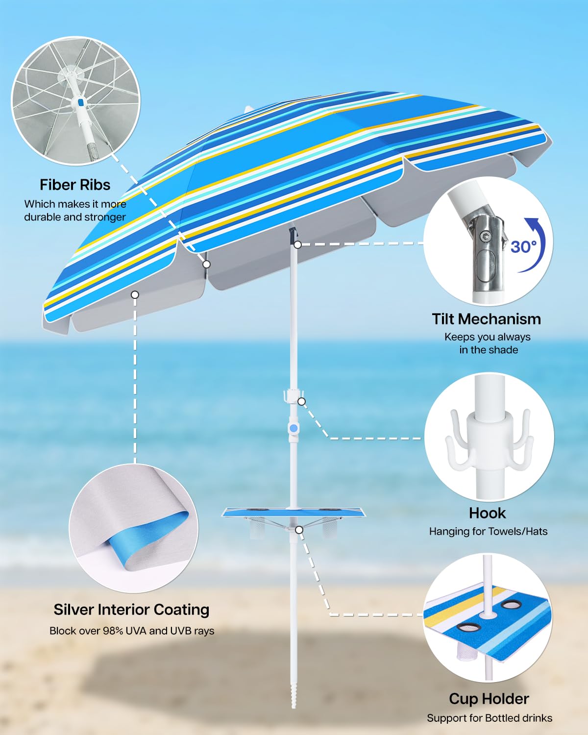 paramondo primer plano de la tela con recubrimiento plateado y protección UV