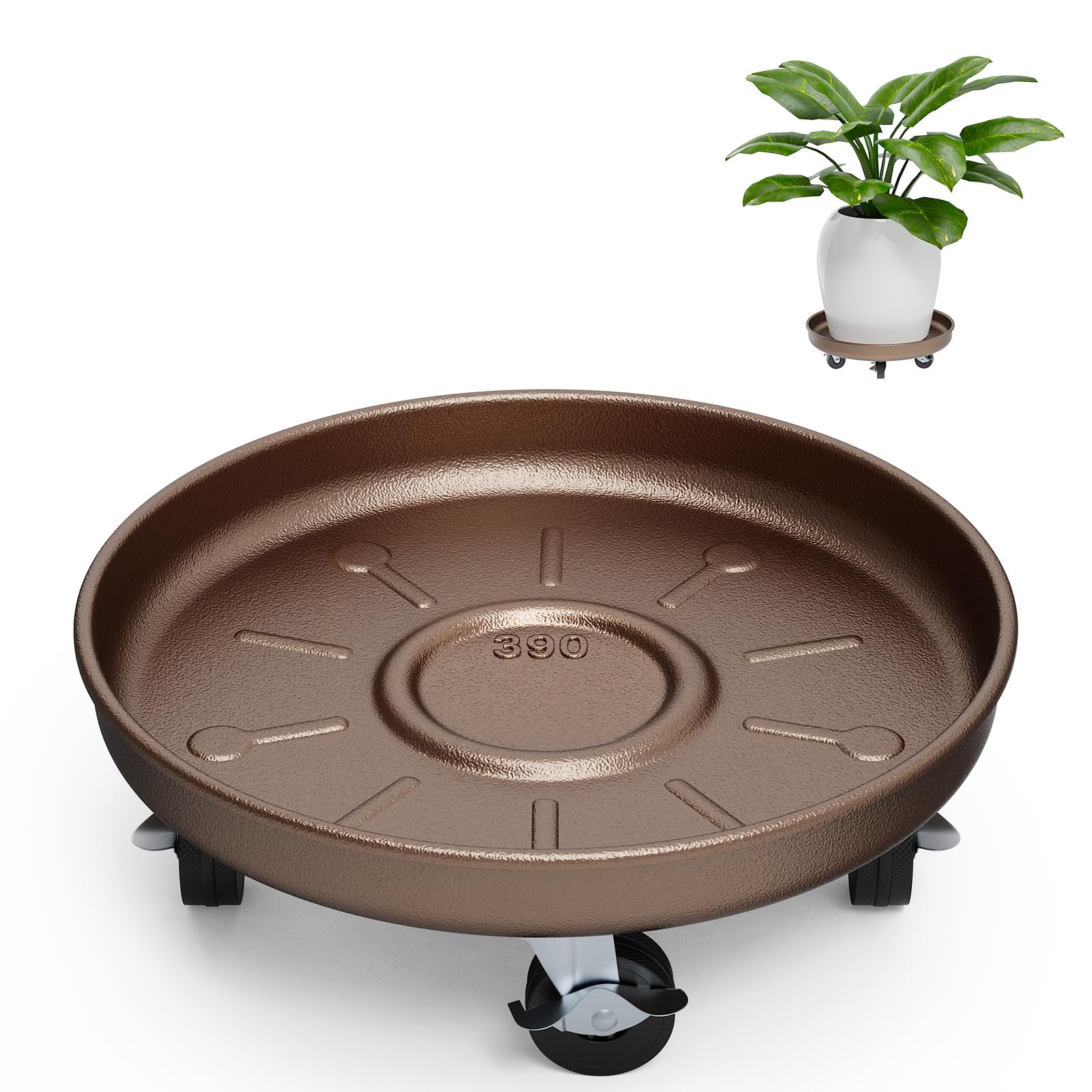 Parsagi soporte frontal mostrando bandeja profunda y capacidad resistente