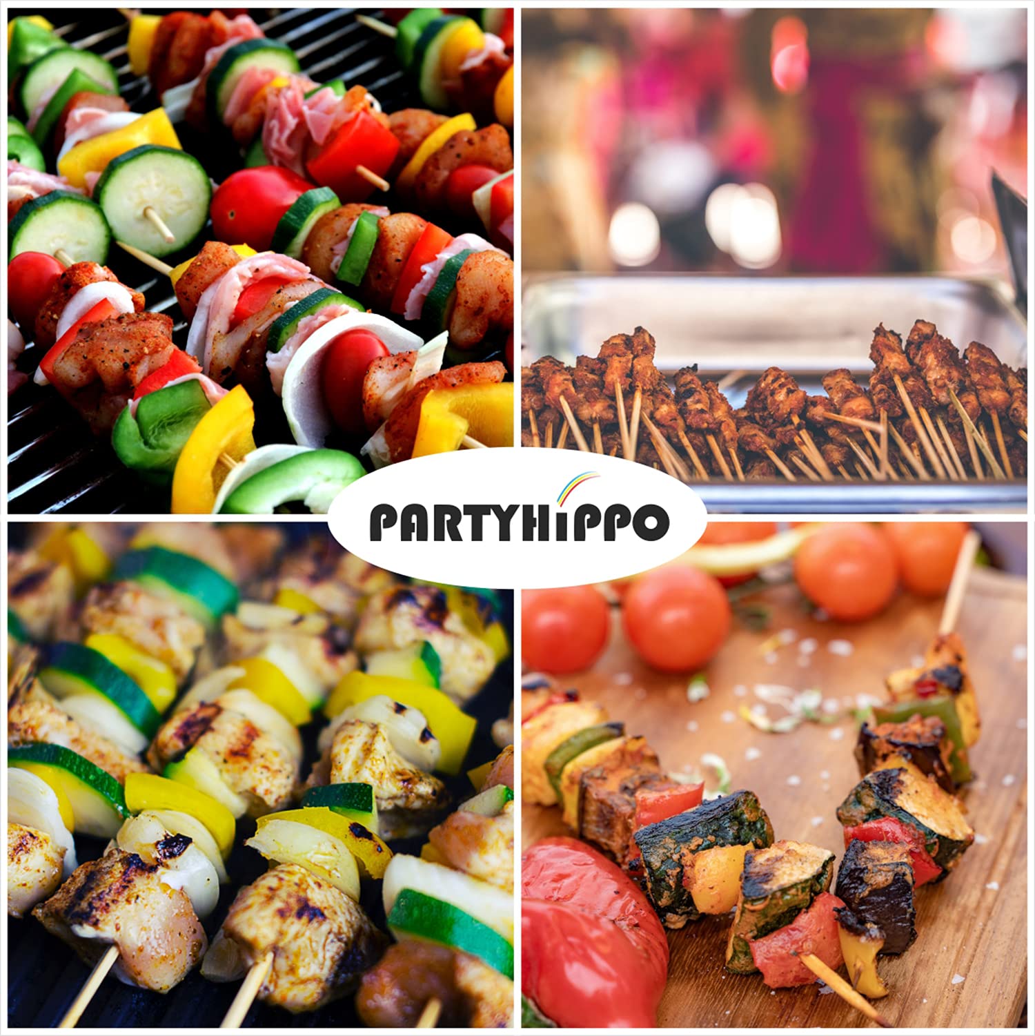 Party Hippo comparación tamaño en mano demuestra longitud útil para fiestas
