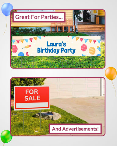 PartyPrints comparación de tamaño con mano para referencia de escala