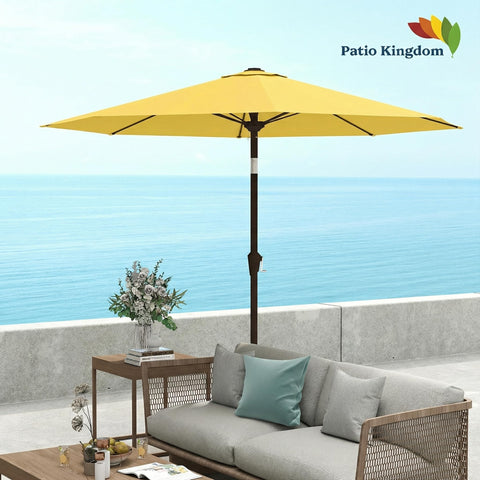 Patio Kingdom primer plano textura del dosel impermeable mostrando durabilidad