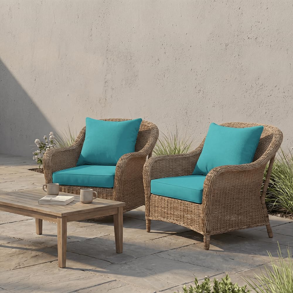 PatioGlow ataduras sujetas al mueble evitando que el cojín se mueva con viento