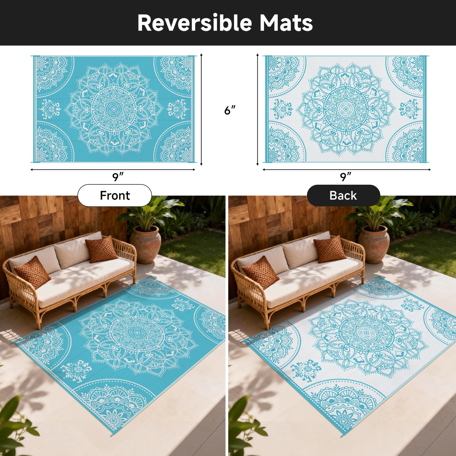 Pauwer primer plano de textura de paja plástica que muestra durabilidad y fácil limpieza