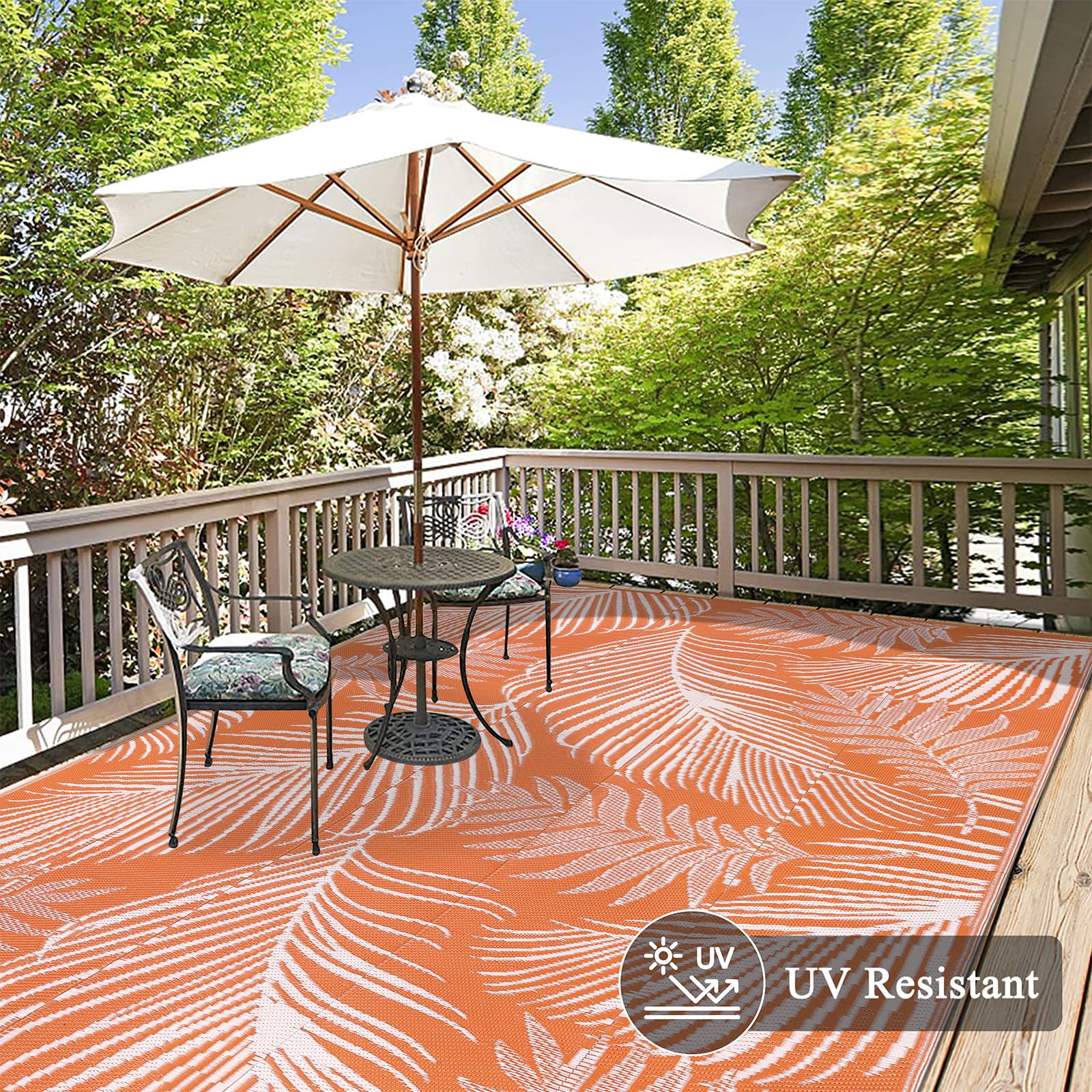 Pauwer alfombra en uso en patio mejora decoración y facilita limpieza