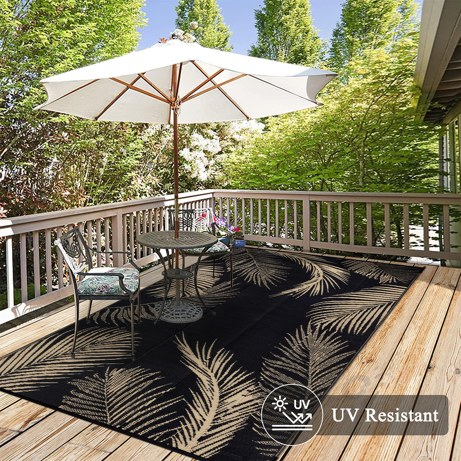 Pauwer alfombra en patio con muebles mostrando aspecto decorativo