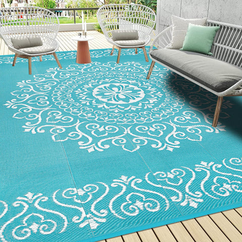 Pauwer alfombra frontal con diseño floral, resistente y decorativa