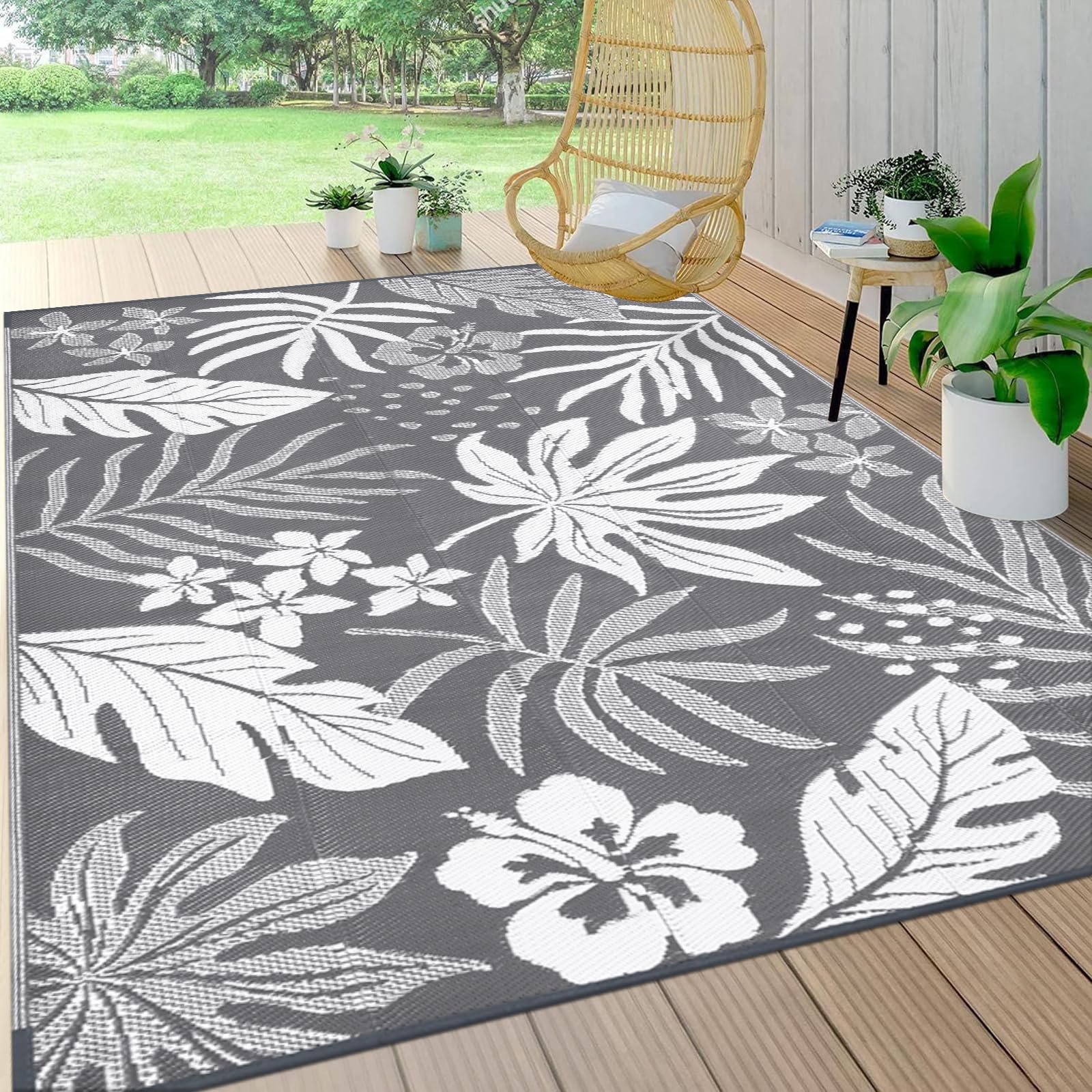 Pauwer alfombra exterior vista frontal elegante y resistente