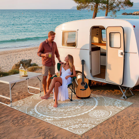 Pauwer alfombra 6x9 junto a muebles para mostrar verdadero tamaño
