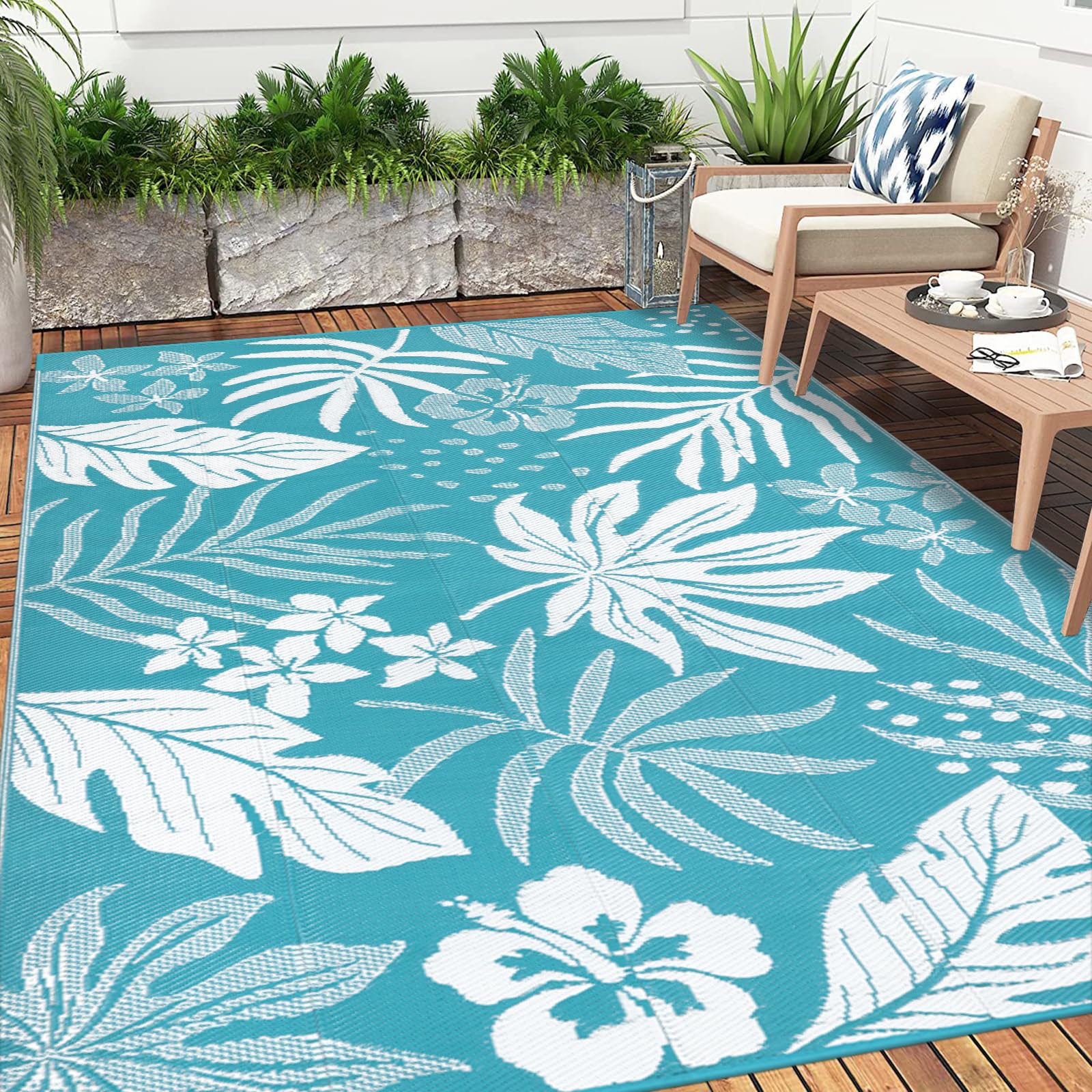 Pauwer alfombra junto a silla para comparar tamaño y cobertura práctica