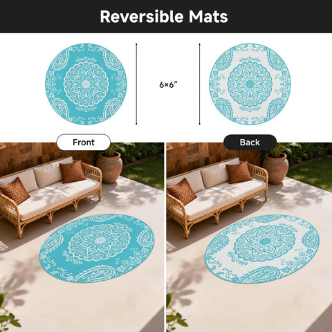 Pauwer vista frontal boho teal mostrando color y estilo decorativo