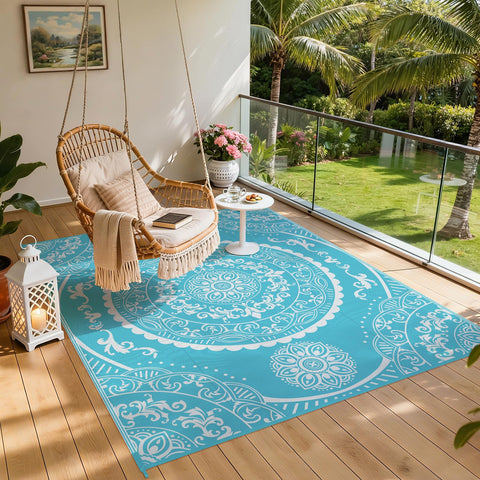 Pauwer sobre deck con mobiliario, mejora el estilo exterior