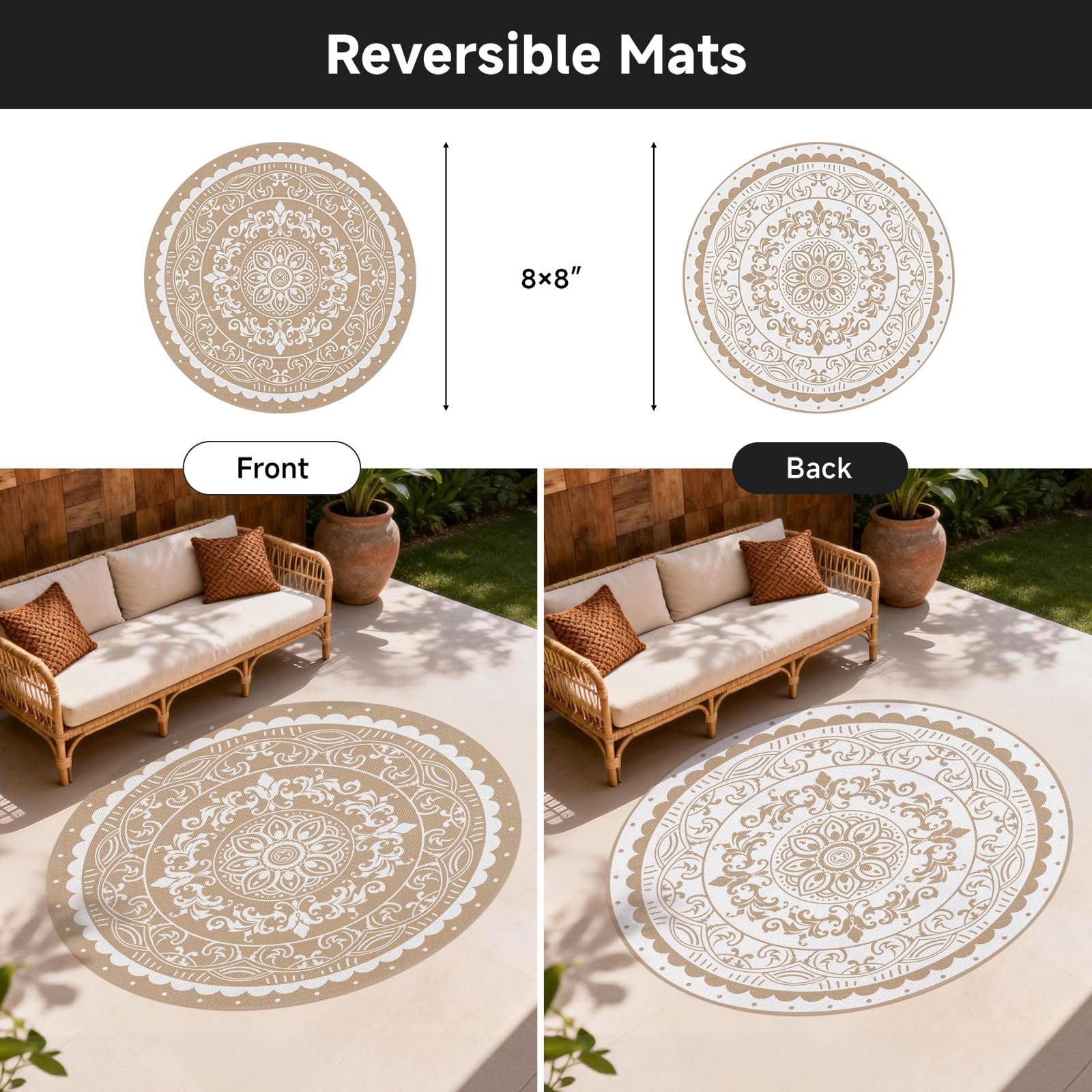 Pauwer textura de paja plástica durable que resiste humedad