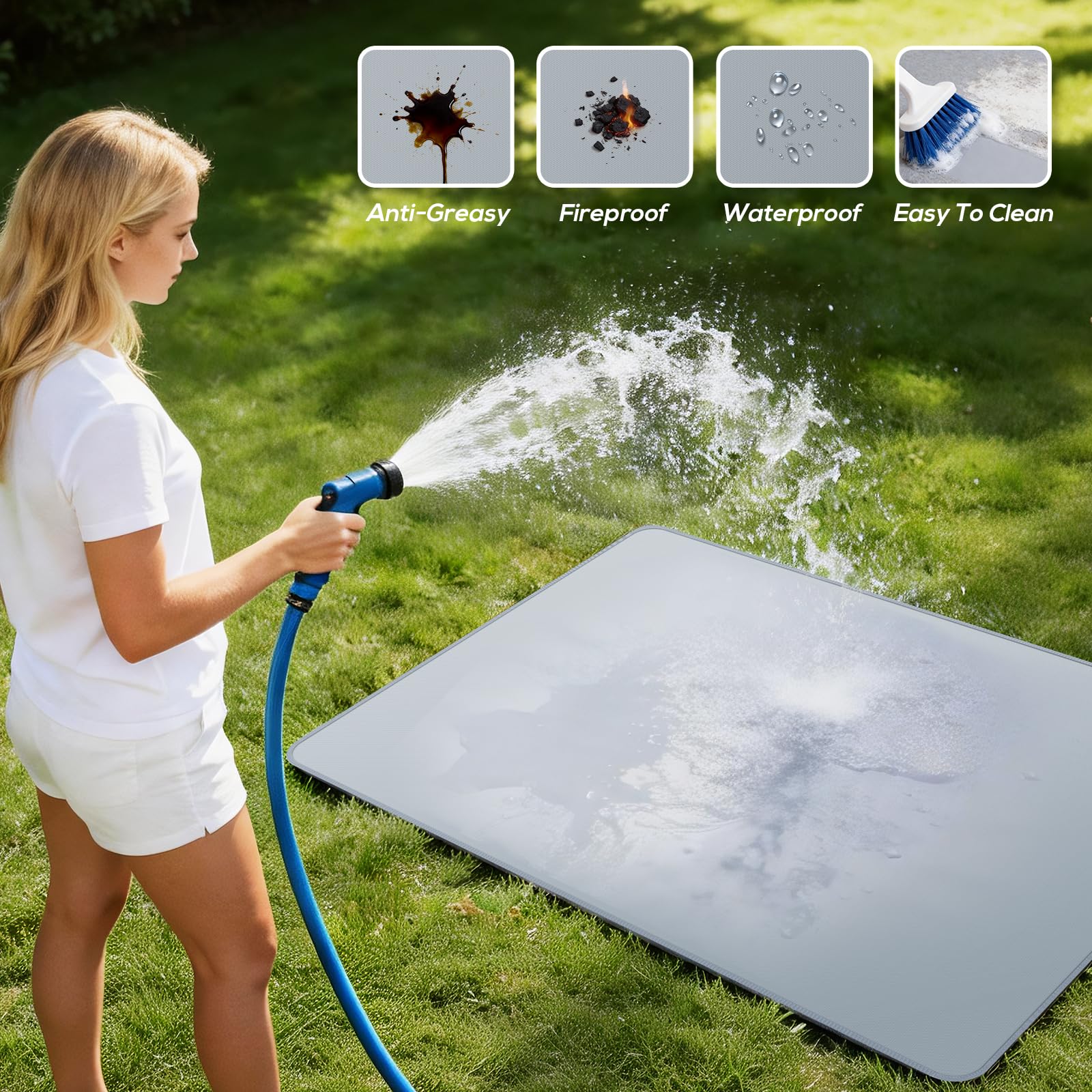 PAWBOSE comparación de tamaño 60x40 para cubrir área extensa
