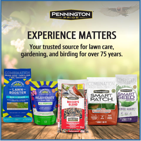 Pennington etiqueta nutricional con valores y tecnología BIRD-KOTE destacada