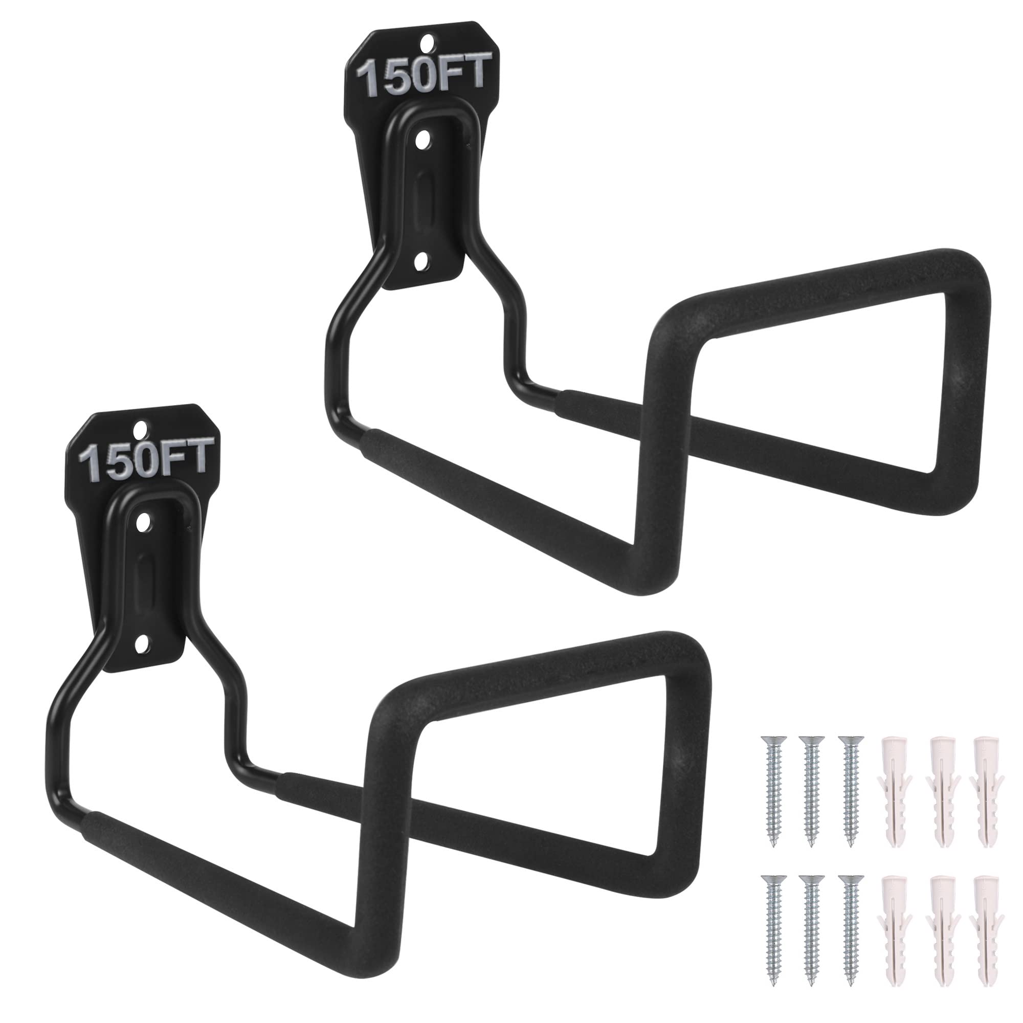 PeoMev soporte manguera frontal mostrando forma robusta y montaje fácil