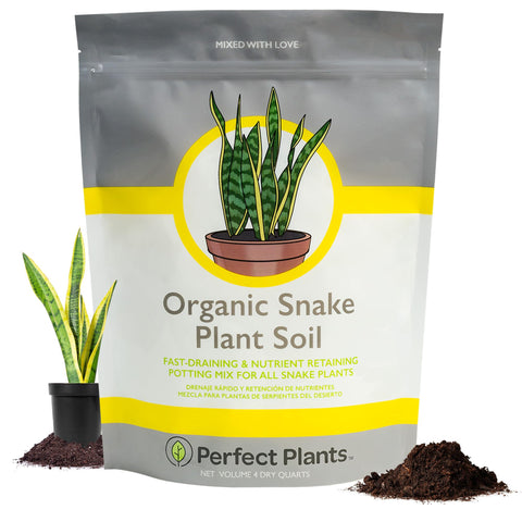 PERFECT PLANTS empaque frontal mostrando mezcla lista para trasplantar