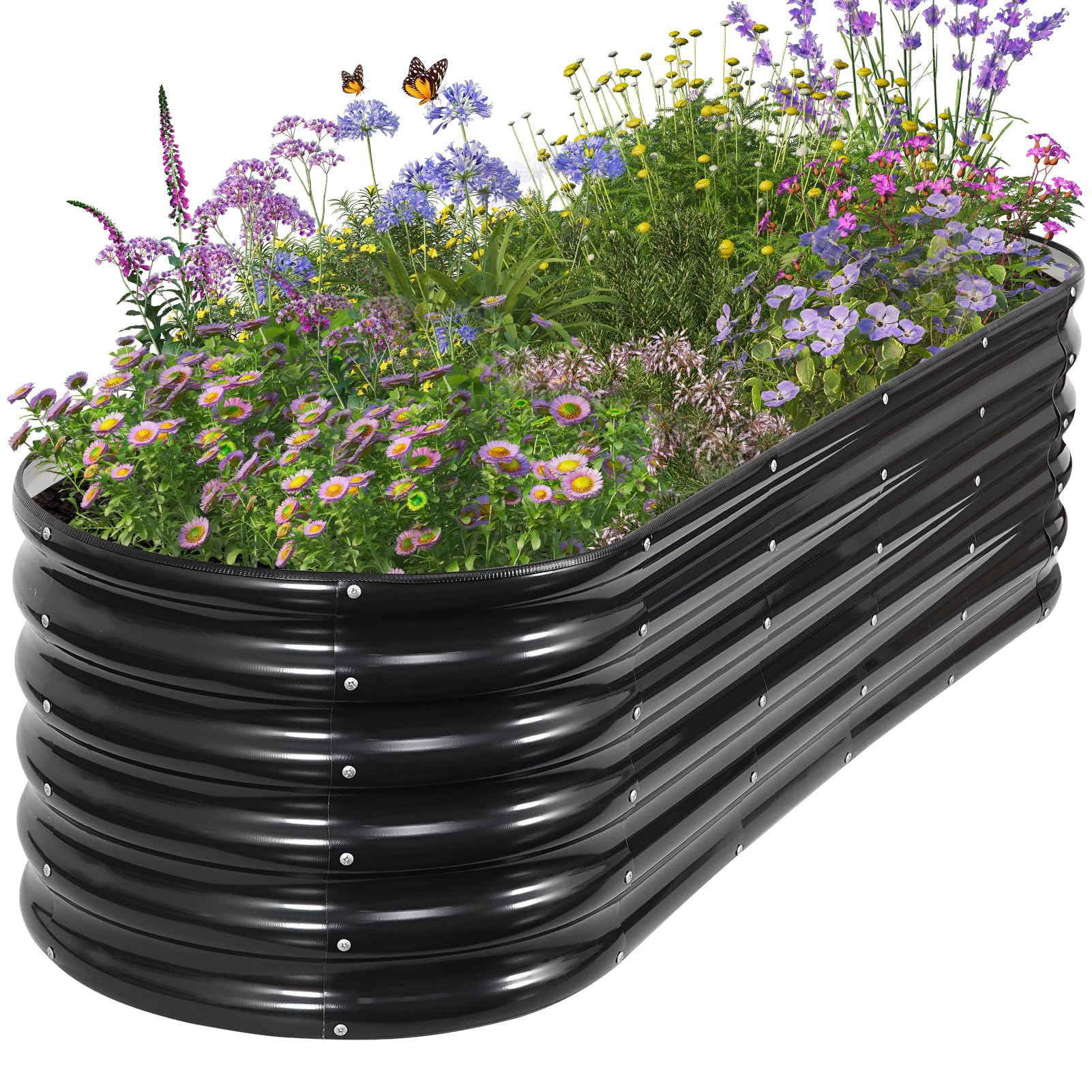 Permade jardinera frontal mostrando su forma y espacio util