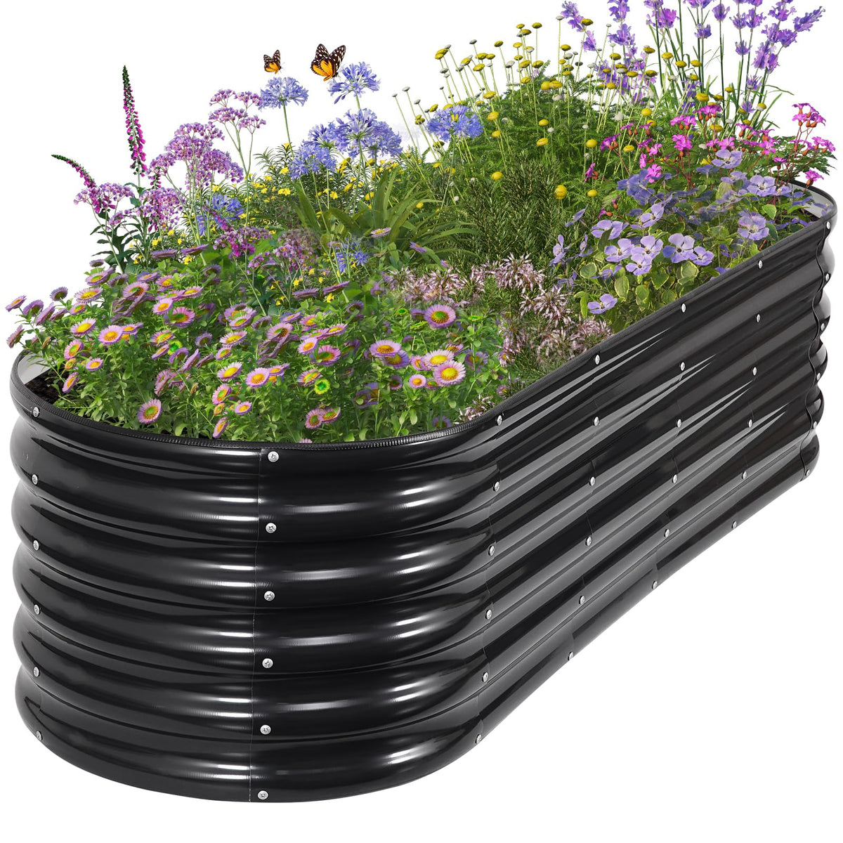 Permade jardinera frontal mostrando su forma y espacio util