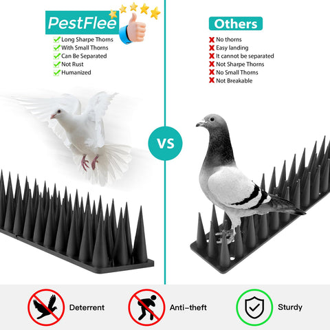 PestFlee comparación de escala con mano muestra longitud y facilidad ajuste