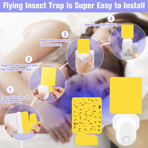 Pestvanish luz UV encendida que atrae insectos de forma segura
