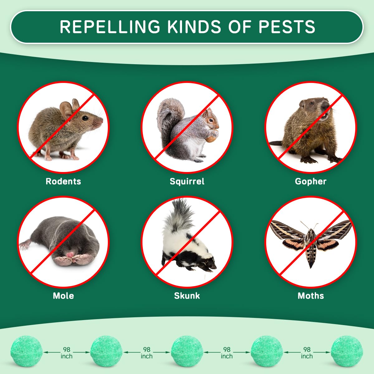PestXDrops bolas en sobres individuales listas para usar y fáciles de colocar