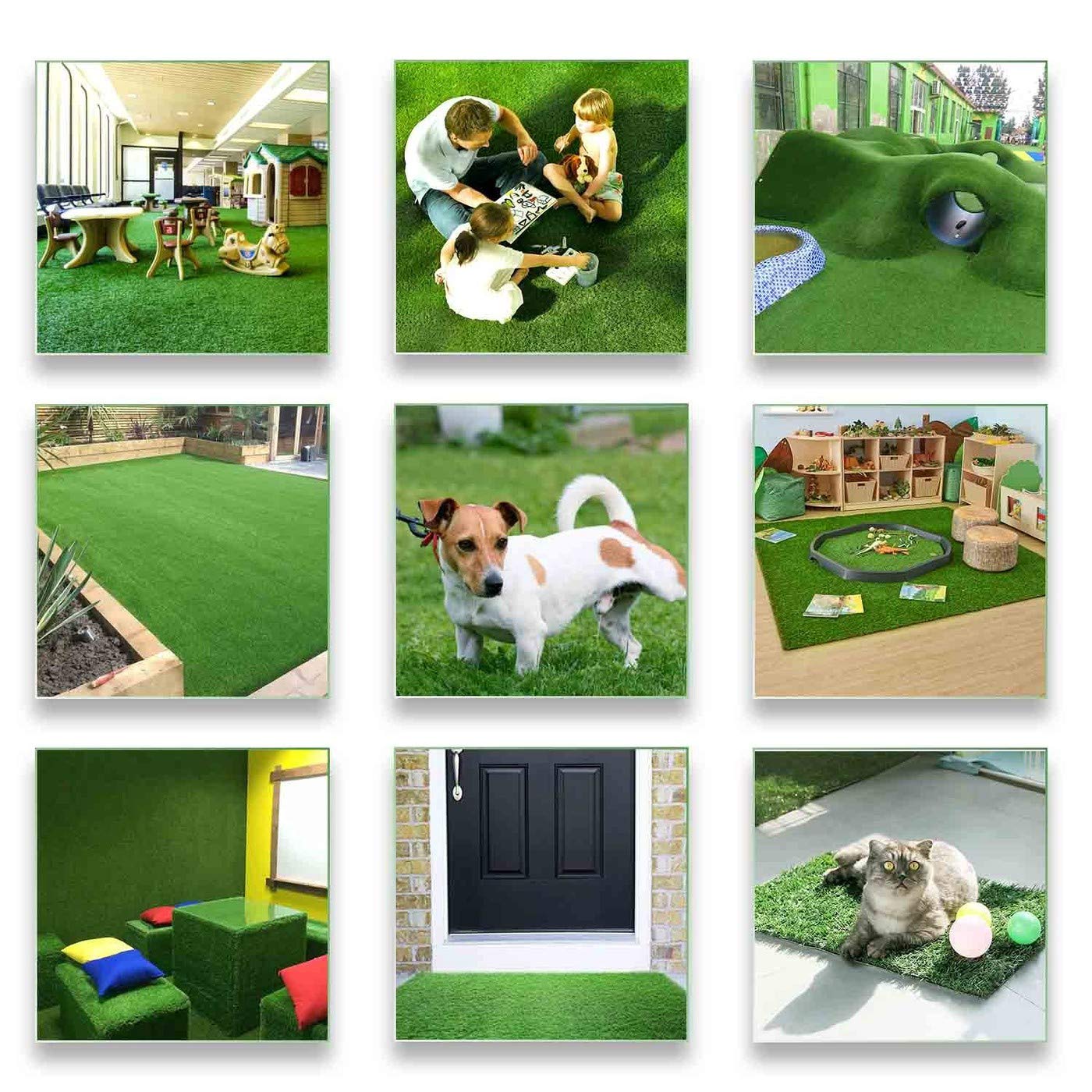 Petgrow close-up del thatch espeso que mantiene las fibras erguidas