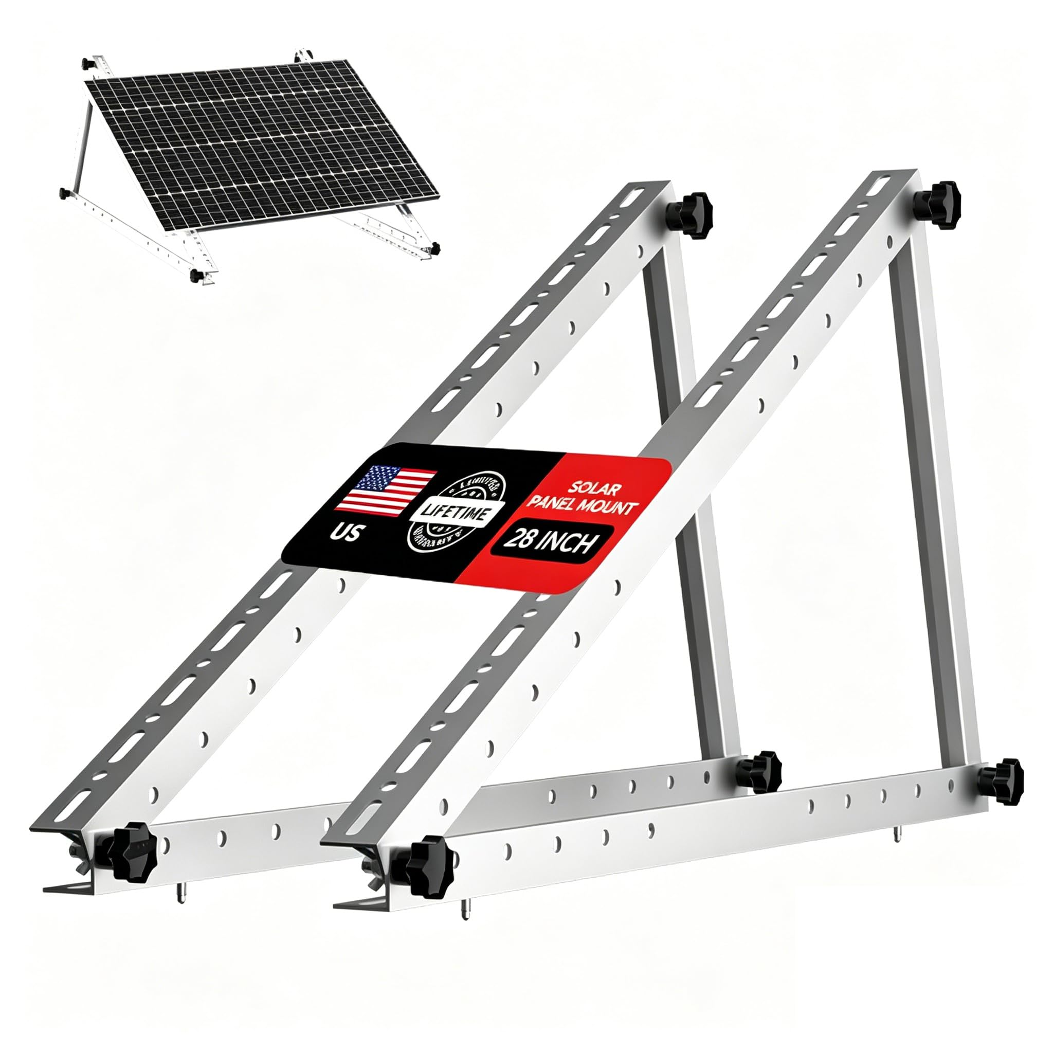 PFCTART soporte frontal 28" mostrando montaje estable y limpieza estética