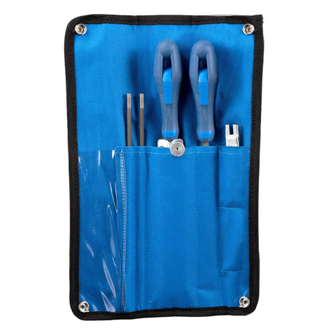 PFERD kit frontal en bolsa mostrando componentes y protección