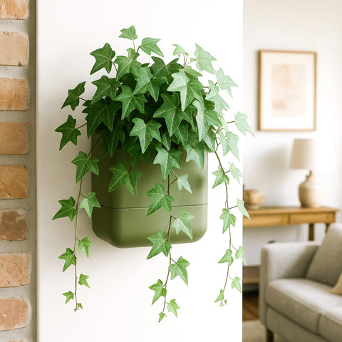 Phoenix Vine detalle de hierbas plantadas demostrando cultivo ordenado y sano