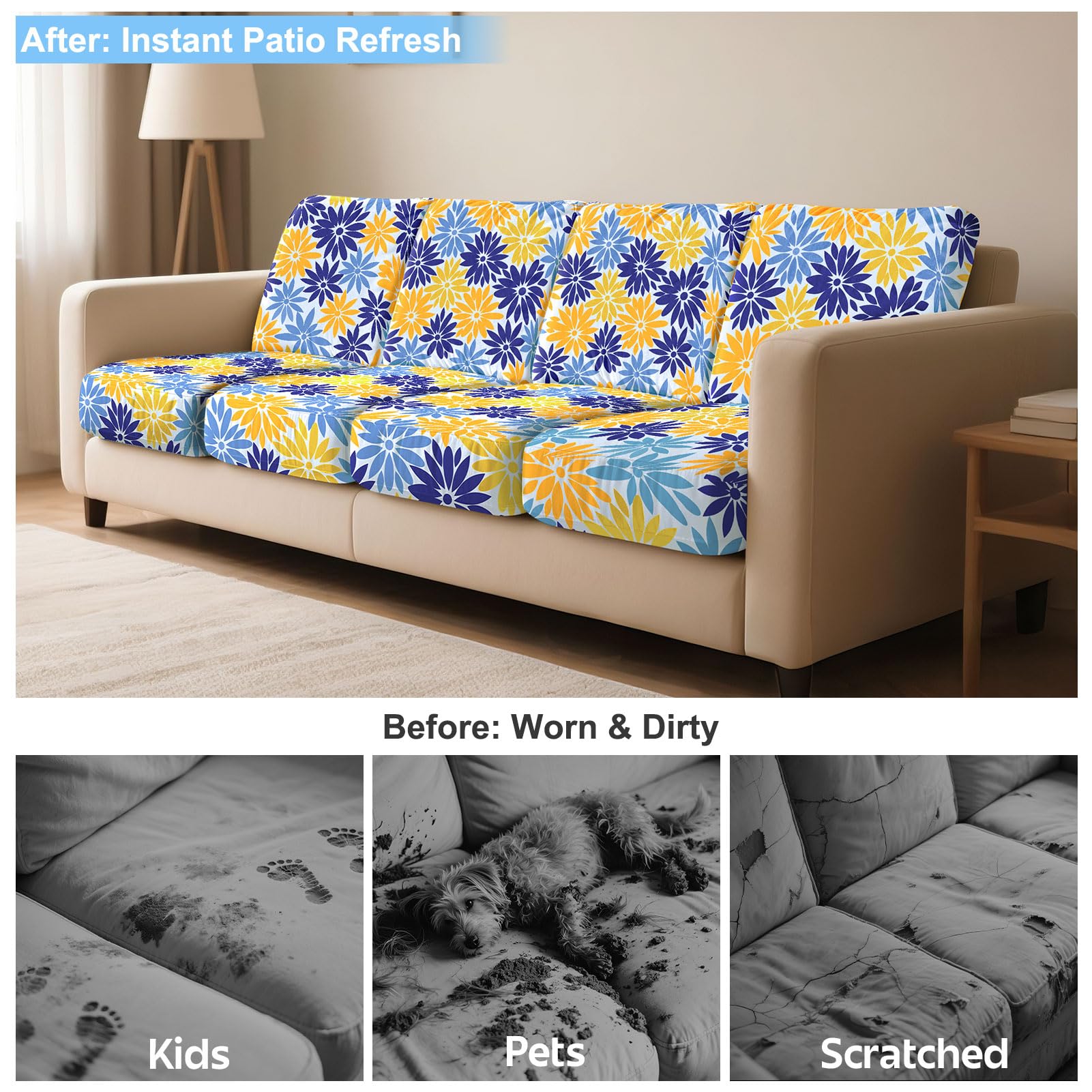 pickyNproud conjunto en ambiente de patio renovado y cómodo