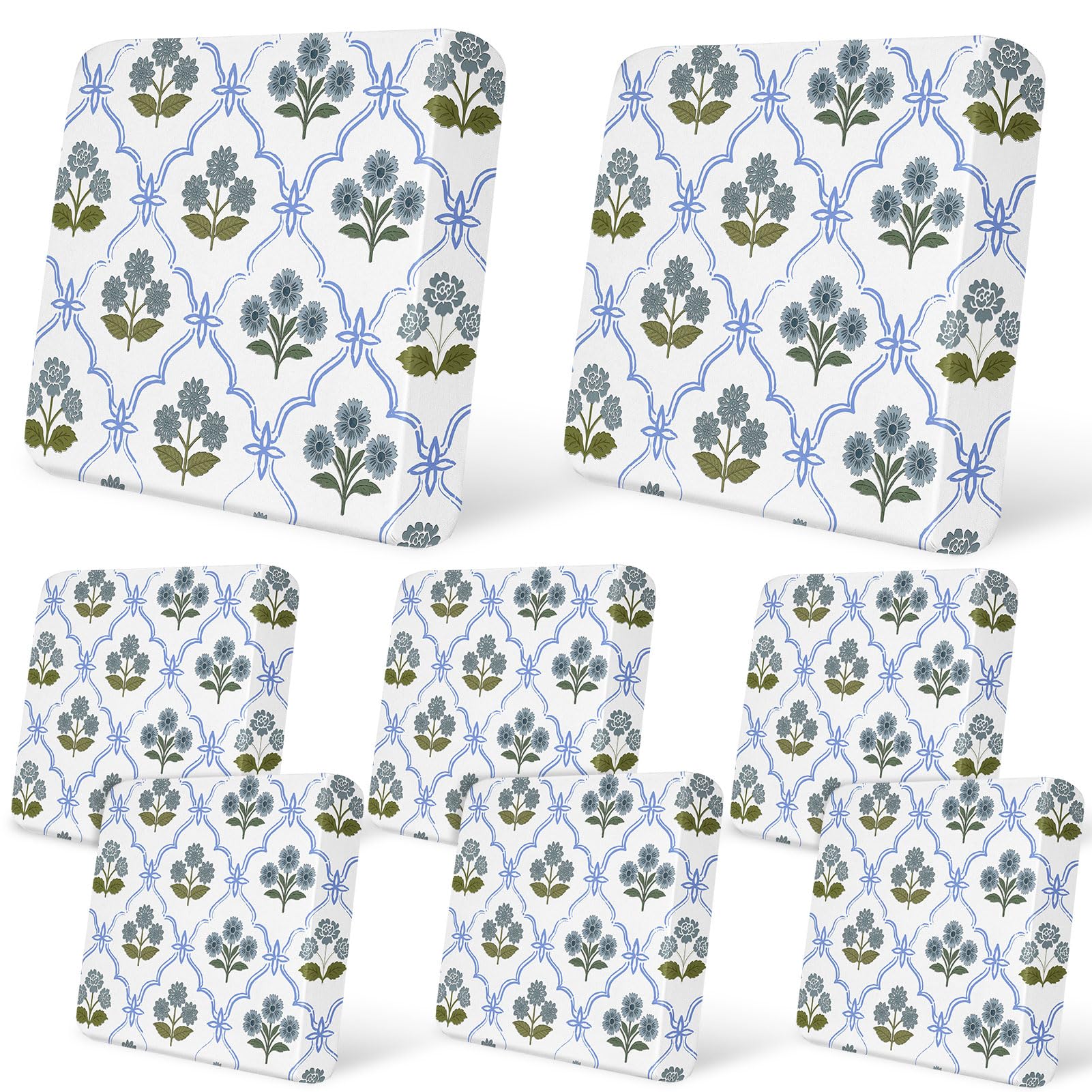 pickynproud vista frontal de ocho fundas para renovar cojines con protección