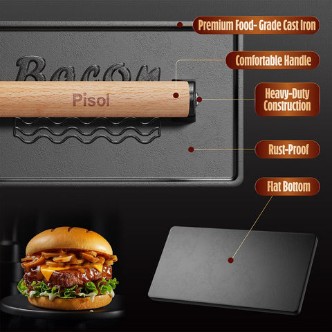 Pisol textura de costra en hamburguesa que evidencia mayor sabor y jugosidad