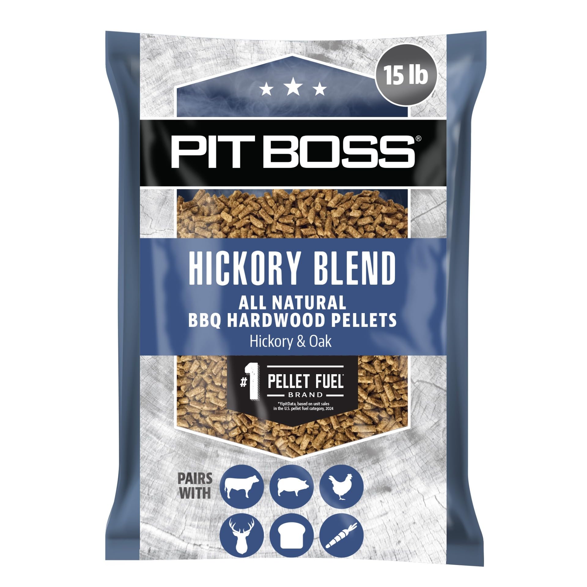 Pit Boss bolsa frontal mostrando diseño y peso para almacenamiento práctico