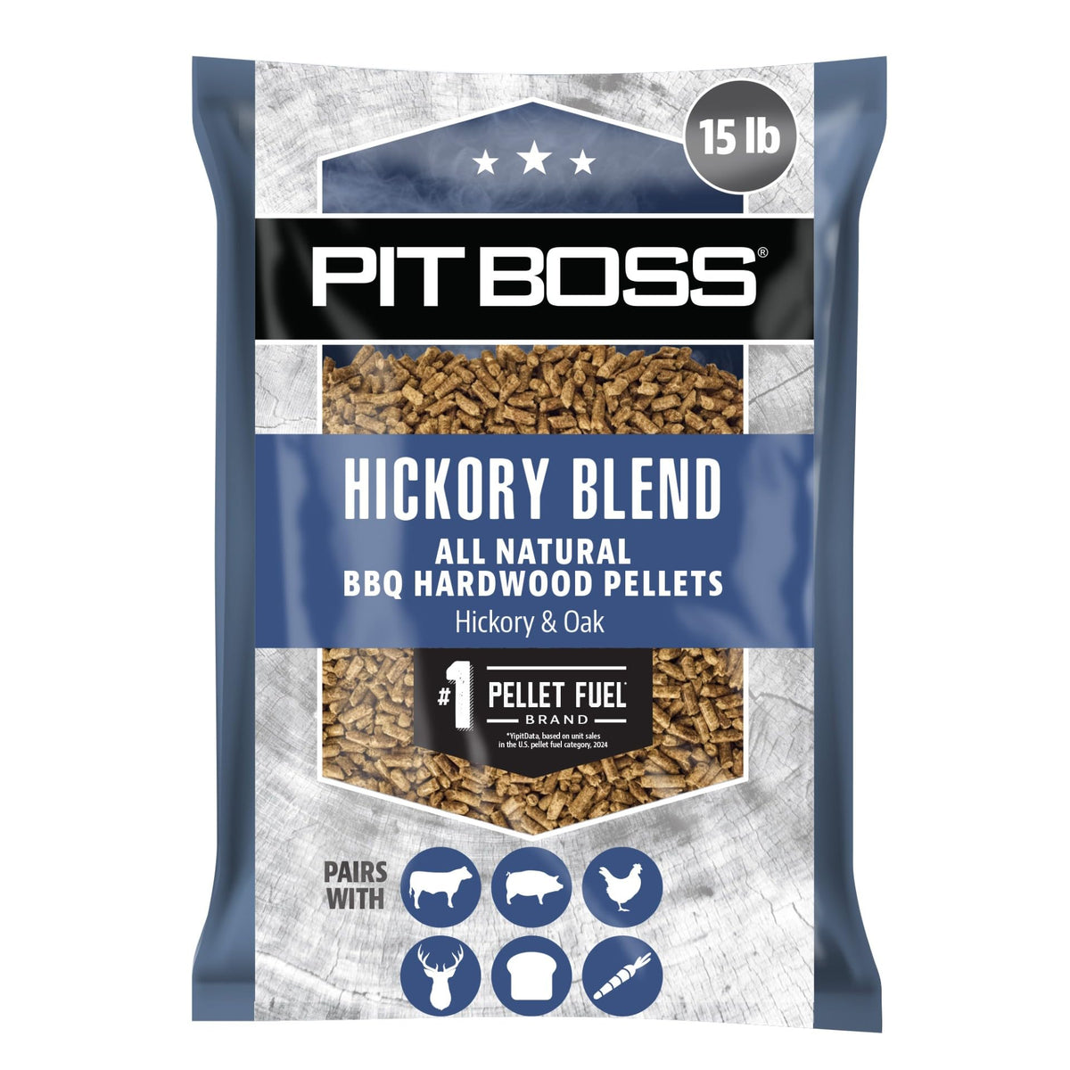 Pit Boss bolsa frontal mostrando diseño y peso para almacenamiento práctico