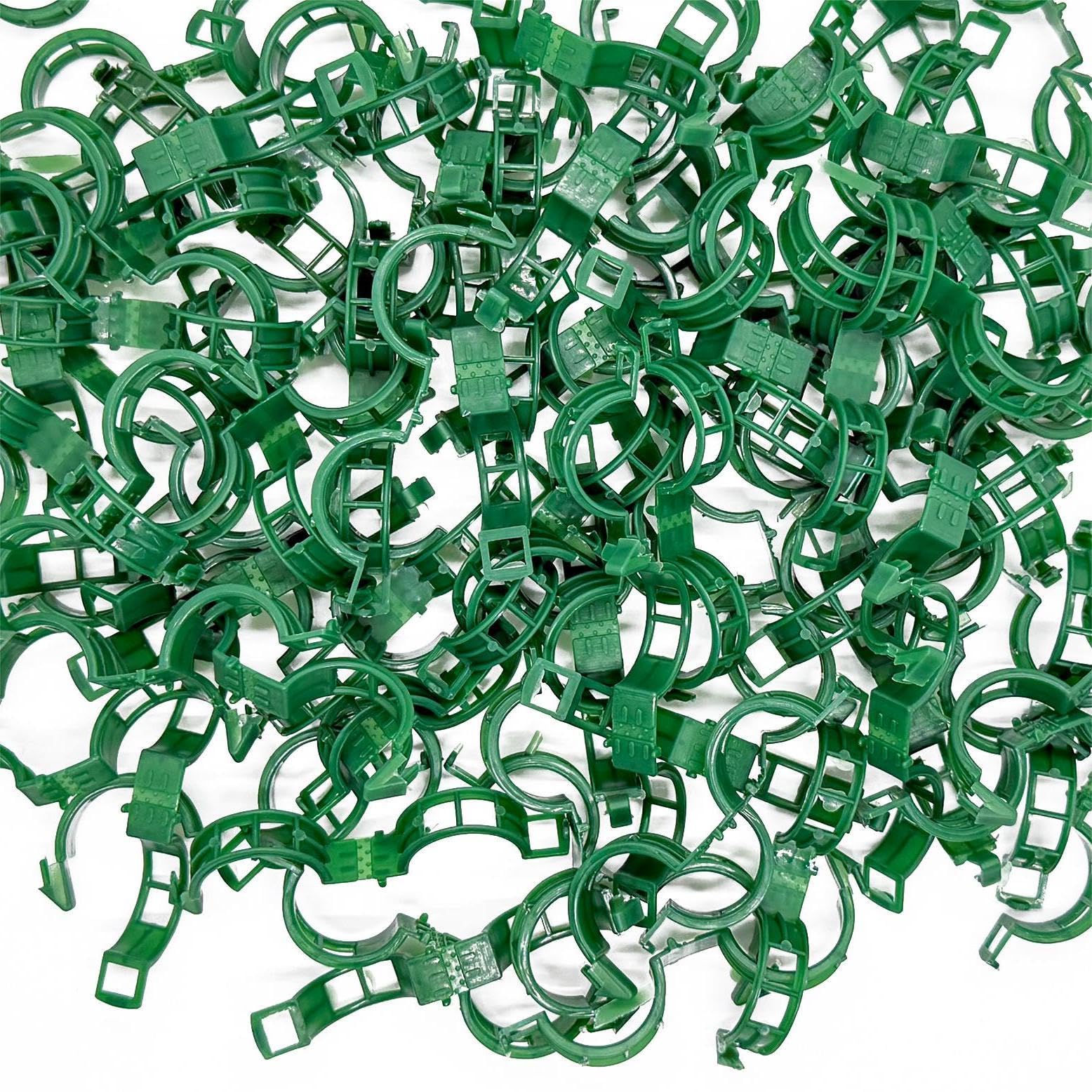 Piteno paquete de 300 clips verdes mostrando el frente y la cantidad