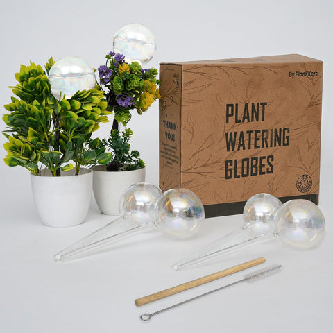 PlanKKers globo frontal mostrando pack y acabado iridiscente, atractivo decorativo
